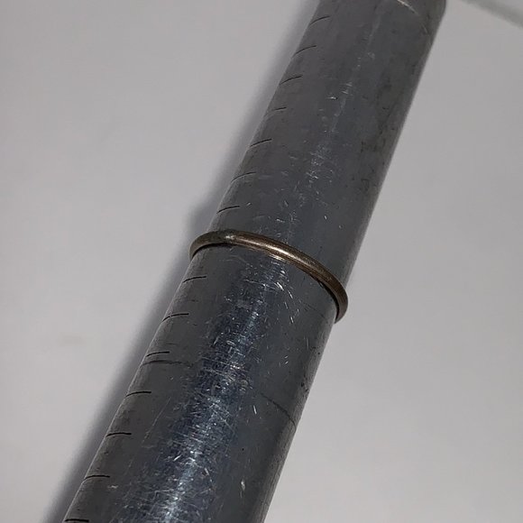 Sterling Silver Thin Plain Band Ring, Size 3 - Picture 8 of 9